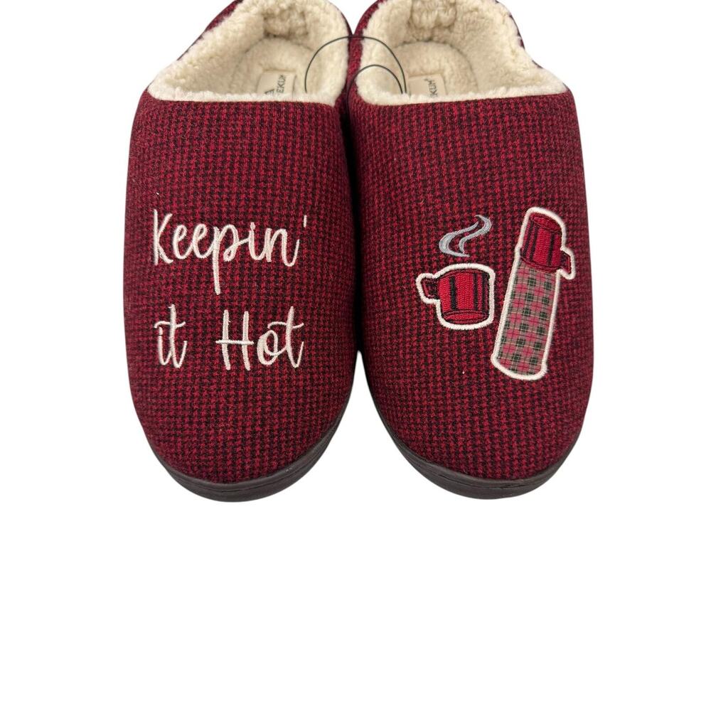Staheekum Women's Keepin It Hot Slipper, Red, 11